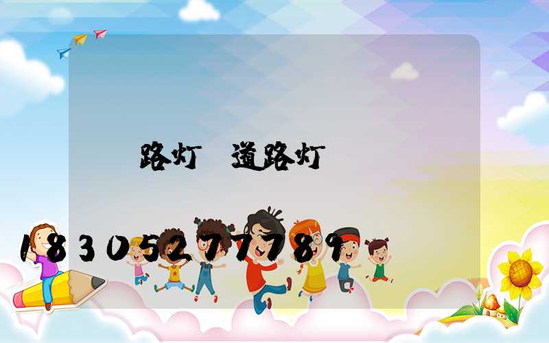 路灯 道路灯